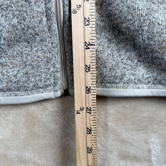 Patagonia Women L Better Sweater Full Zip Jacket Gray Heather Fleece Outdoor - Picture 8 of 8